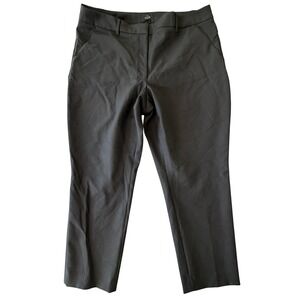 White House Black Market The Slim Ankle Curvy Fit Black Pants Size 16 Career